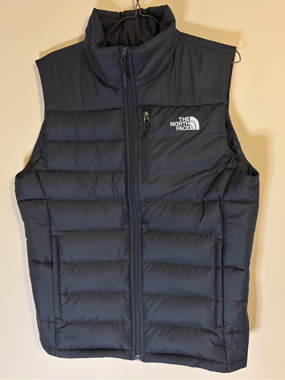 The North Face Aconcagua 2 550 Fill Down Puffer Vest Black Full Zip Men’s Small